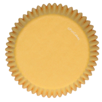Cupcakes Backförmchen 48 Stück - Gelb - FunCakes